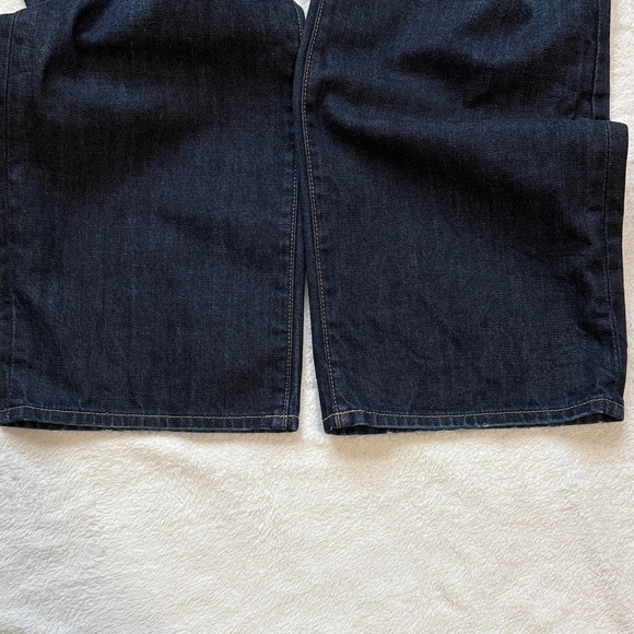 36X30 Lucky Brand Men's Dark Blue Straight Jeans - Picture 5 of 11